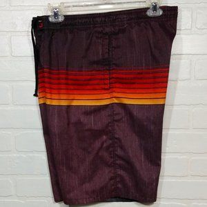 Pacific Scene men's boy's swim trunks, bathing suit size small